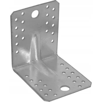 Tesařské kování Montážní úhelníky Domax 4052 105x105x90x2 mm, 20 ks