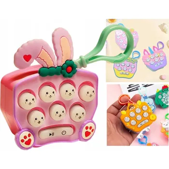 POP IT Pop It elektronická hra Antistresová na reflex a zručnost přívěsek na klíče