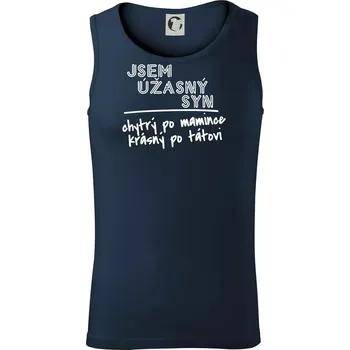 Jsem úžasný syn - Tílko pánské Core - S ( Námořní modrá (velmi tmavá - téměř černá) )