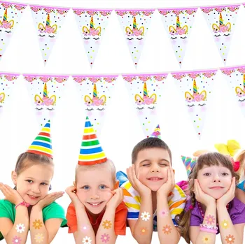 NAROZENINOVÁ GIRLANDA JEDNOROŽCI UNICORN