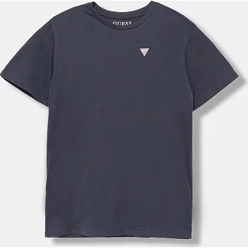 Dětské bavlněné tričko Guess L5YI38.K5M20.9BYA námořnická modř 59X, vel. 136-146