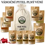 Herbi Dárkový pytel plný vůní Vánoc – sada 10 druhů koření HERBI