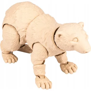 omalovánky Vykrojto.cz Lední medvěd | pohyblivá 3D omalovánka + barvy a štětec