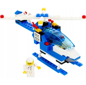 ostatní stavebnice STAVEBNICE POLICIE POLICEJNÍ HELIKOPTÉRA ALLEBLOX 122 Dílů