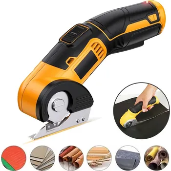 Krejčovské nůžky ELEKTRICKÉ NŮŽKY NA LÁTKU AKUMULÁTOROVÉ UNIVERZÁLNÍ NŮŽKY 240 RPM