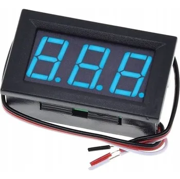 Bezpečnostní kamera Měřič MSALAMON Voltmetr do Auta Motorky Panelový DC