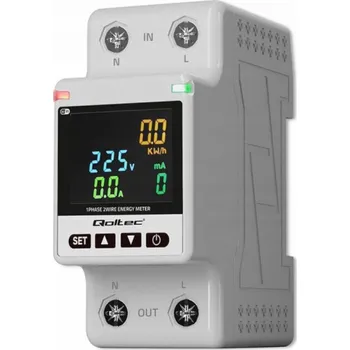 Měřič spotřeby Jednofázový elektronický elektroměr | měřič spotřeby energie | DIN35 | dálkové ovládání | historie měření | WiFi | TUYA | Chytrý život