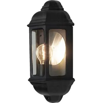 NÁSTĚNNÁ LAMPA STROPNÍ SVÍTIDLO ČERNÁ E27 IP44 100W zahradní lampa