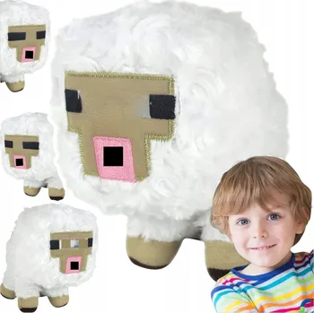 plyšák MINECRAFT OVCE OVEČKA PLYŠÁK POSTAVA ZE HRY ZVÍŘÁTKO