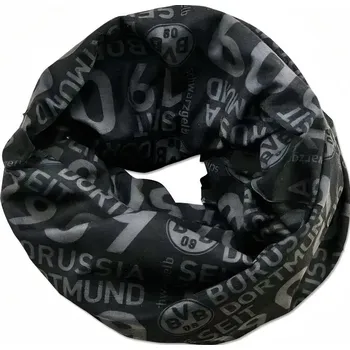 Nákrčník BORUSSIA DORTMUND Nákrčník Borussia Dortmund, černo-šedý