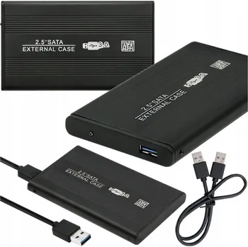 Příslušenství pro datový nosič Pouzdro na disk 2,5" AOL Kieszeń etui dysk twardy 2,5 USB 3