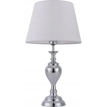 Lampička Stolní lampa Italux Etien stříbrná 60 W