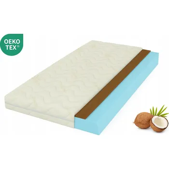 Matrace Matrace Vysoce Elastická HR KOKOS 80x155 Zelená pěna Antibakteriální