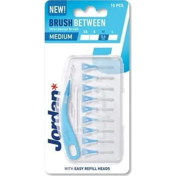 Zubní kartáček JORDAN Brush Between Mezizubní kartáčky M 0,6mm, 10 kusů
