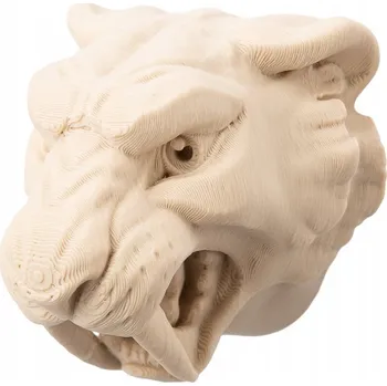 Dekorativní magnet Šavlozubý tygr | 3D magnetka k vybarvení