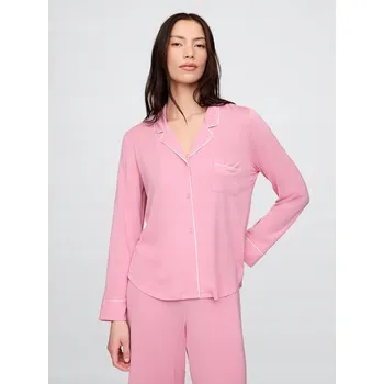 Dámské pyžamo GAP dámské pyžamo bavlna růžové velikost L