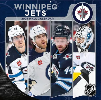 Kalendář Kalendář Winnipeg Jets NHL 2025 Wall Calendar