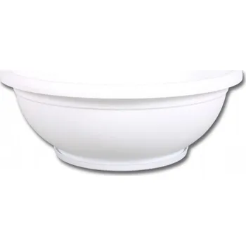 Květináč Žardinka NAXOS plastová bílá d30x11cm