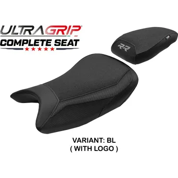 Sedlo na kolo TPZ Italia Kompletní sedlo BMW S 1000 RR 19-25 Varel Ultragrip potah sedla: s logem BL (black)