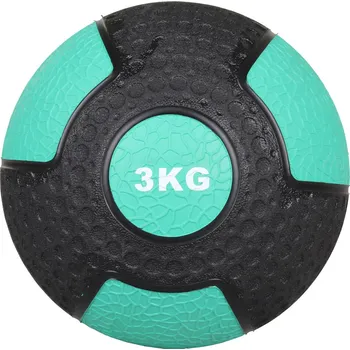 Merco Dimple gumový medicinální míč hmotnost 3 kg