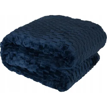 Prostěradlo Deka z mikrovlákna Markizeta 220 cm x 200 cm modrá