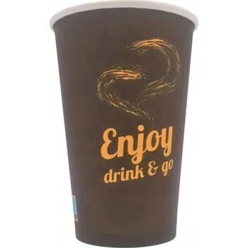 Papírové kelímky na čajovou kávu 400 ml (fi90) 50 Ks