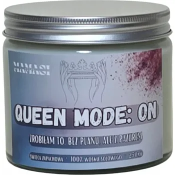 Svíčka QUEEN MOOD: ON - svíčka, sójová vonná svíčka 100% 250ml velká