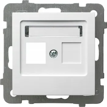 Elektrická zásuvka Internetová zásuvka nástěnná Ospel bílá