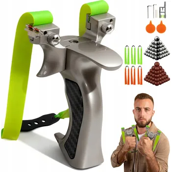 PRAK PRO LOV VENKU KATAPULT S OCELOVÝMI KULIČKAMI