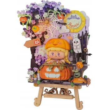 ostatní stavebnice Sada kostek stavebnice ELEFUN Kouzelná dýně 662 dílků, světýlka