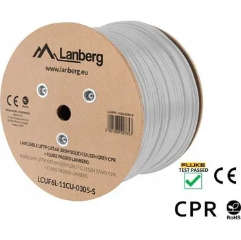 Síťový kabel Kabel U/FTP Cat6a Lanberg 305 m