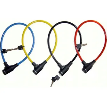 Zámek na kolo Zámek na kolo METRO MASTER LOCK 65 cm x 8 mm, na klíč, různé barvy KDR-0024-0