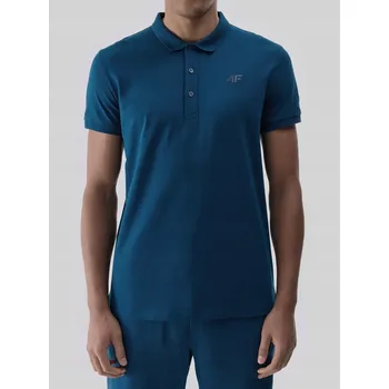 Pánské tričko Polokošile tričko 4F 4FWMM00TPTSM367 modrá námořnická