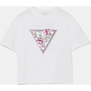 Chlapecké tričko Dětské tričko Guess bílá barva, J5GI04 K6YW4 J5GI04.K6YW4.PPYA 00X, vel. 167