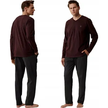 Pánské pyžamo Pánské pyžamo s dlouhým rukávem Atlantic M