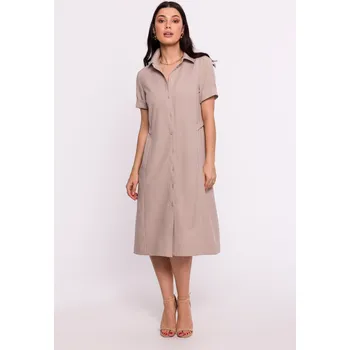 Dámské šaty BeWear šaty pro každý den košilové midi velikost M