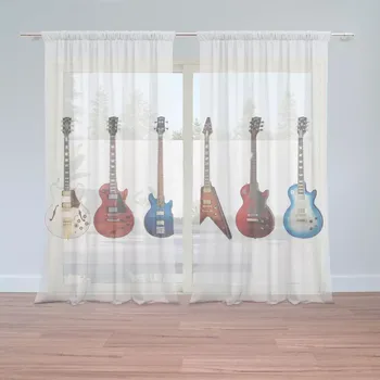 Záclona Sablio Záclony Kytary 2: 2ks 150x250cm