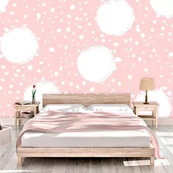 Tapeta Sablio Tapeta Bílé fleky - 125x75 cm