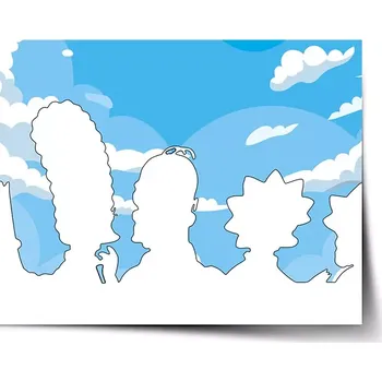 Plakát Sablio Plakát Cartoon 1 - 60x40 cm