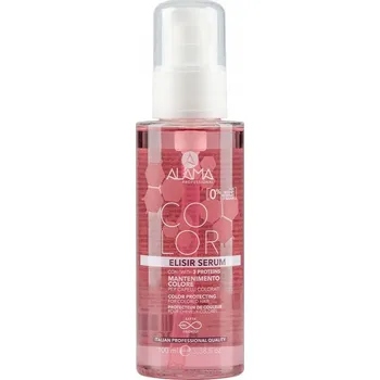 Vlasová regenerace Sérum pro ochranu barvy vlasů s keratinem, kolagenem a elastinem Alama 100 ml