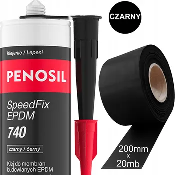 Lepicí páska EPDM páska + 2 butyl kaučukové pásky šířka 200mm Membrána