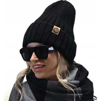 Čepice Alur zimní čepice beanie černá, univerzální velikost