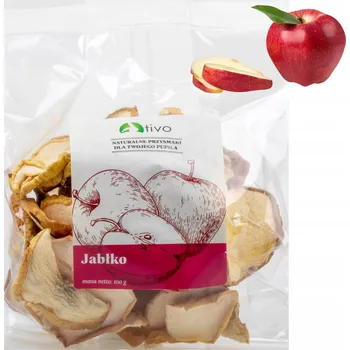 Krmivo pro hlodavce Sušená jablka TIVO 100g pro králíky a hlodavce