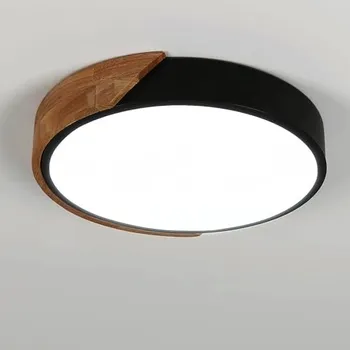 Comely kulatý Stropní Svítidlo 30 x 5 cm černá