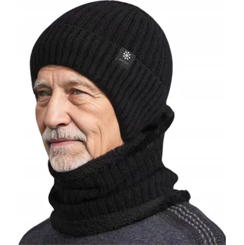 Čepice Domidekor čepice zimní beanie černá univerzální velikost