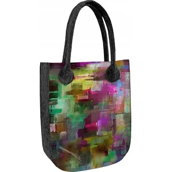 Bertoni shopper kabelka plst vícebarevná