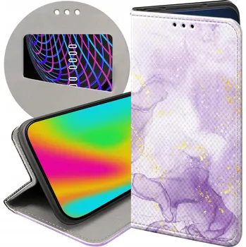 Pouzdro na mobilní telefon Flipové pouzdro Hello Case pro Xiaomi Redmi Note 14 fialové