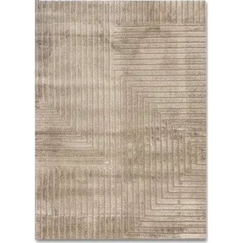 Koberec BÉŽOVÝ KOBEREC 120X170 CM PRO MODERNÍ INTERIÉR: ELEGANCE A POHODLÍ, MĚKKÝ