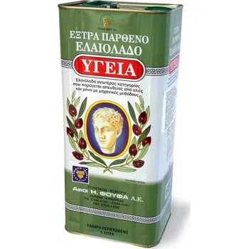 Rostlinný olej YGEIA, extra panenský olivový olej, 5L