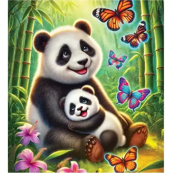 Puzzle Dřevěné puzzle Wooden City – pandí dobrodružství, 20 dílků